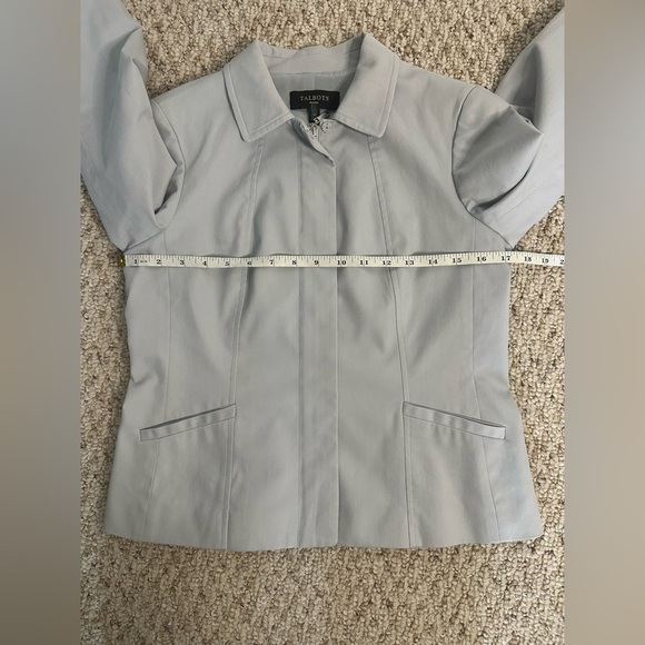 Talbots Grayish blue Blazer with Dress size 4 petite - Picture 14 of 14